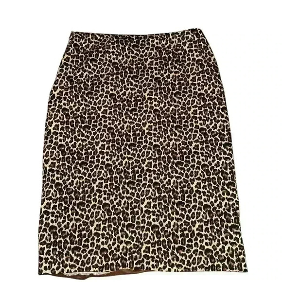Leopard Print Midi Skirt - Picture 2 of 3